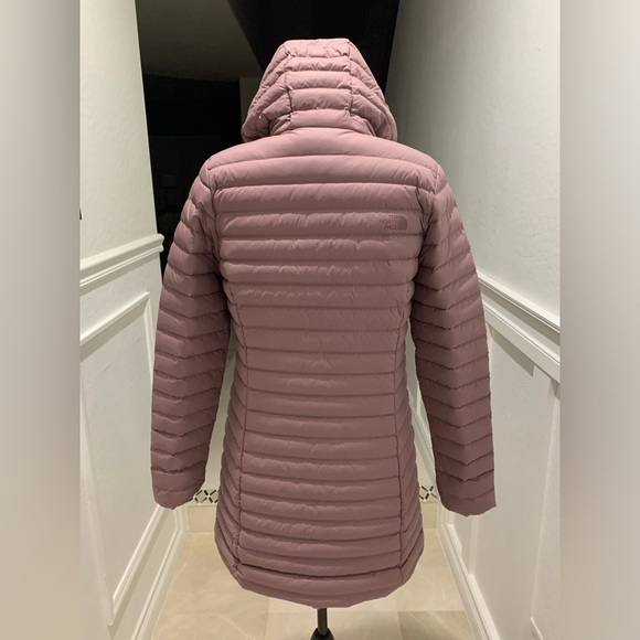 The North Face Stretch Down Parka in Twilight Mauve Size L - Picture 6 of 16